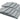 Set of gray folded towels on a white background