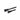 Two different length black brushes with gray bristles on a white background
