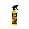 A 16 oz spray bottle of Rebels of Shine Interior Cleaner, featuring a black trigger sprayer and a black label with a yellow liquid inside, set against a plain white background.