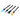 four cleaning brushes with different bristle types on a white background