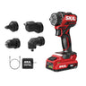 SKIL Brushless 20V Compact Multi-Head Drill Driver Kit