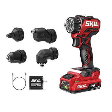 SKIL Brushless 20V Compact Multi-Head Drill Driver Kit