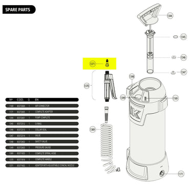 IK Tint & PPF Sprayer Conical Nozzle