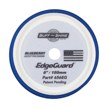 Buff and Shine EdgeGuard Blueberry Heavy Polish Pad
