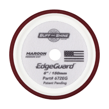 Buff and Shine EdgeGuard Maroon Medium Cut Pad