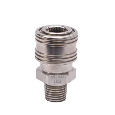 MTM Prima Stainless Steel QC Coupler MPT