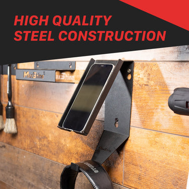 Maxshine Wall Mount Phone Holder & Headphone Rack