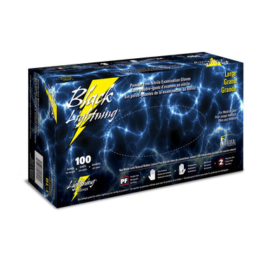 Black Lightning Nitrile Gloves