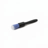 short Black brush with blue bristles on a white background