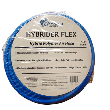 California Air Tools Blue Hybrid Flex 1/4" Air Hose 50'
