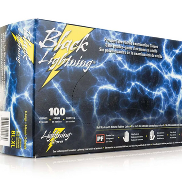 Black Lightning Nitrile Gloves