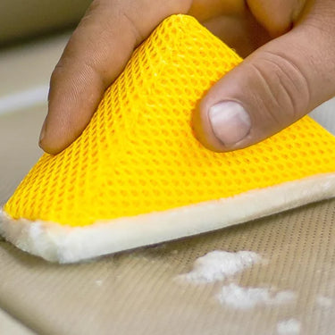 Autofiber Scrub Ninja Wedge Scrubber - For Leather, Vinyl and Plastic
