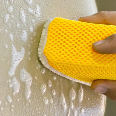 Autofiber Scrub Ninja Wedge Scrubber - For Leather, Vinyl and Plastic