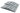 Set of gray folded towels on a white background