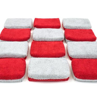 Autofiber Thin [Saver Applicator Terry] Microfiber Coating Applicator Sponge w/ Plastic Barrier