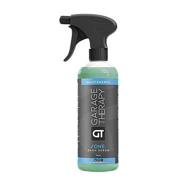 a light green liquid inside a 500ml spray bottle of garage therapy /one: dash serum