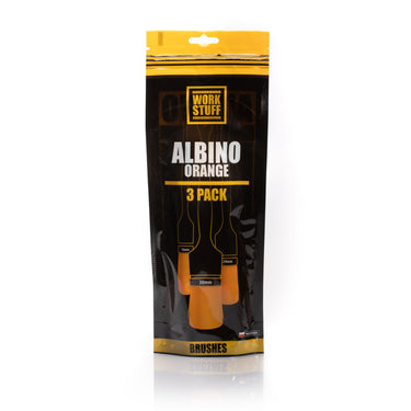 Work Stuff Detailing Brush Albino Orange 3 Pack