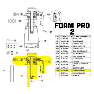 IK FOAM Pro 2 Complete Chamber