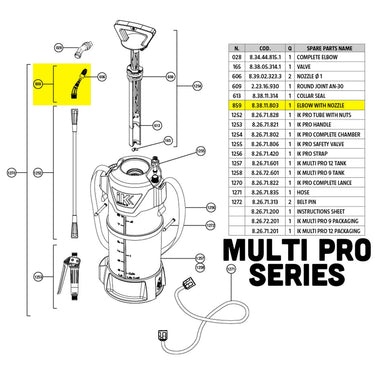 IK MULTI Pro Elbow w/ Nozzle