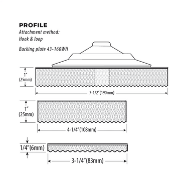 Lake Country Purple Foamed Knitted Wool Pads
