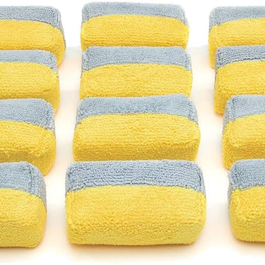Autofiber Mini [Saver Applicator Terry] Microfiber Coating Sponge with Plastic Barrier