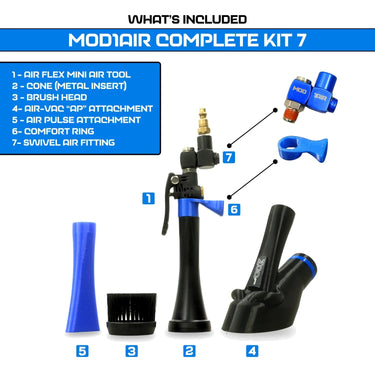 Detail Demon MOD1AIR Complete Air Tool 7 Piece Kit