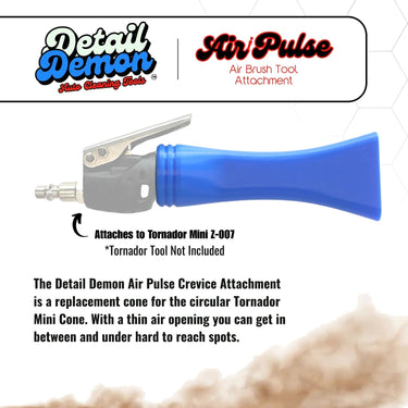 Detail Demon Air Pulse Crevice 2 Pack Attachment for Tornador Mini Z-007