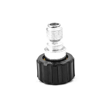 MTM M22F Twist Coupler X 3/8 Stainless Steel QC Plug