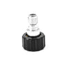 MTM M22F Twist Coupler X 3/8 Stainless Steel QC Plug